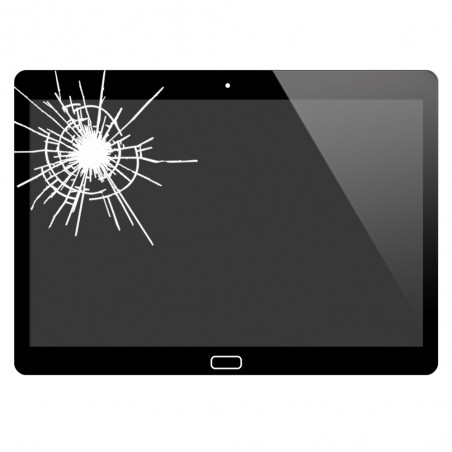 Frontglas Reparatur Austausch Samsung Galaxy Tab A 10.1 (2016) (T580) Weiß Schwarz