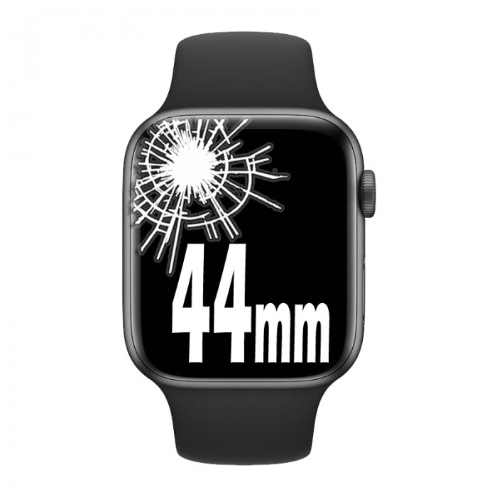 Apple Watch 4 44mm Display Reparatur Glas Austausch auch mit Saphirglas